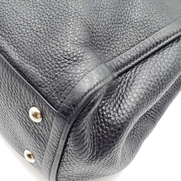 GUCCI Soho Black Leather Shoulder Bag lux583-100225 - Picture 9 of 16